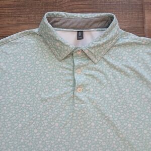 Anderson Ord Polo‎ Mens Extra LargeFloral AOP Golf Performance Stretch Flex